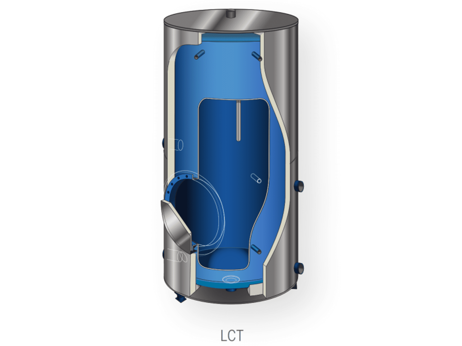 Voorraadvaten LCT 500 - 3.000 liter