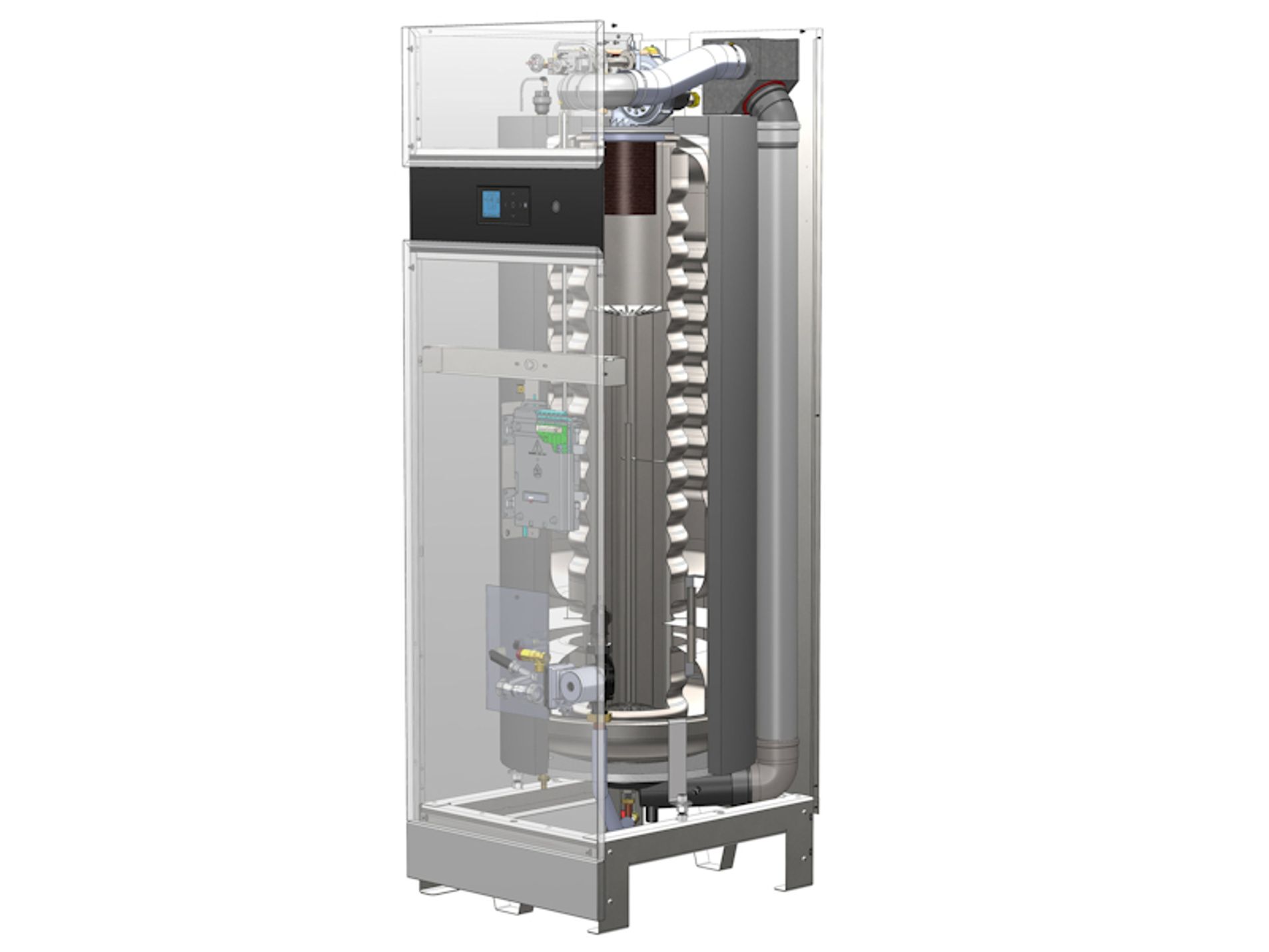 Inoxcon - ACV HeatMaster TC Evo gasboiler - doorsnede