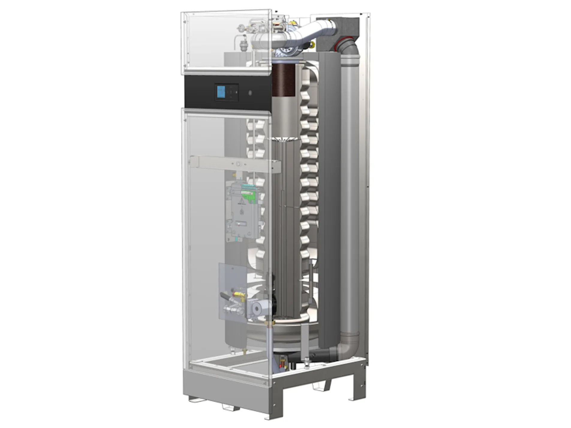 Inoxcon - ACV HeatMaster TC Evo gasboiler - doorsnede
