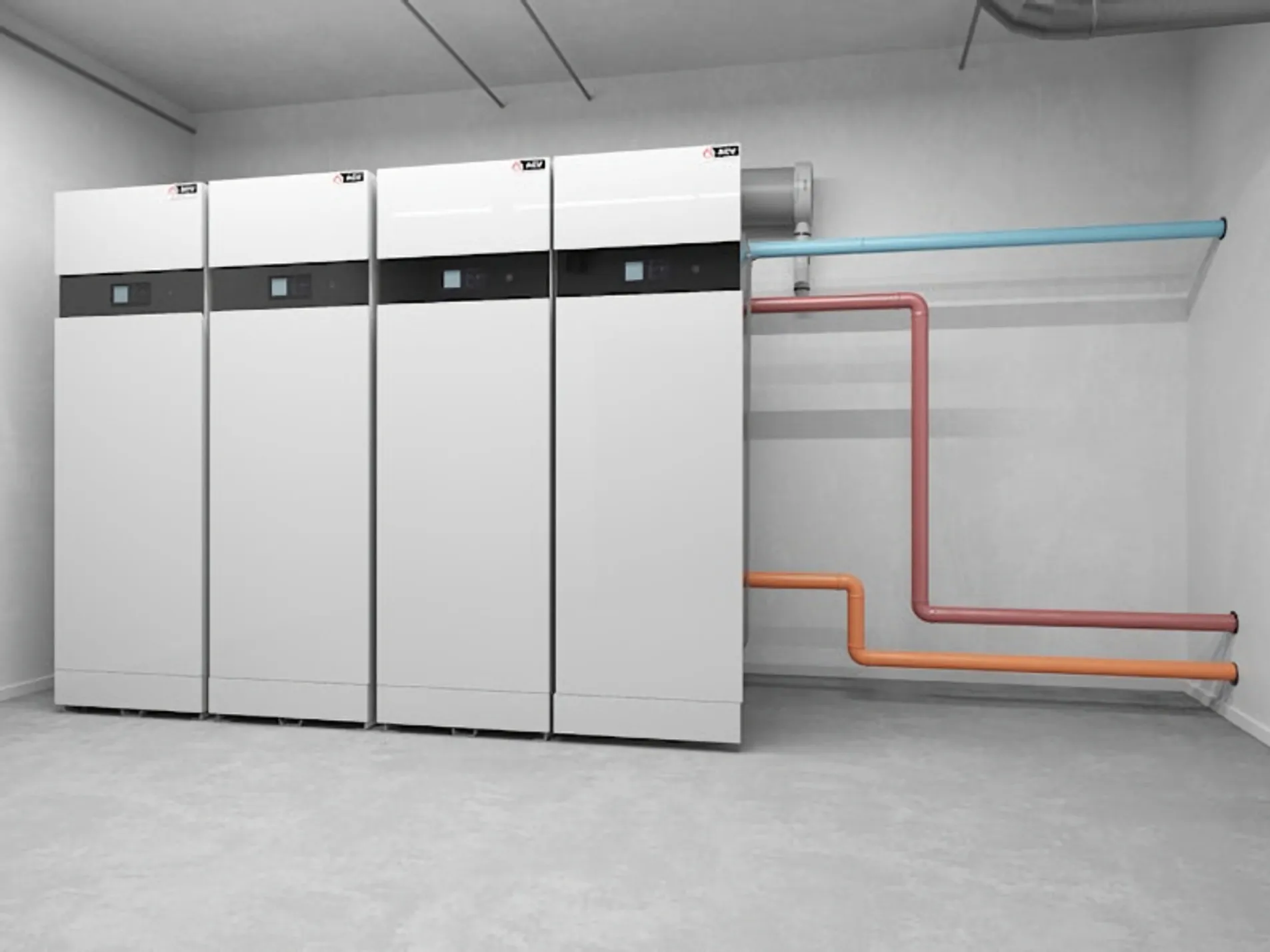 Inoxcon - ACV HeatMaster TC Evo gasboiler - cascade
