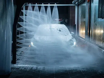 Duurzame warmwater- en verwarmingssystemen voor autowasserettes, geleverd door Inoxcon en afgestemd op continue belasting en hoge waterdoorvoer.